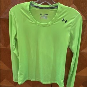 Under Armour Women's Bright Green Long Sleeve Tee